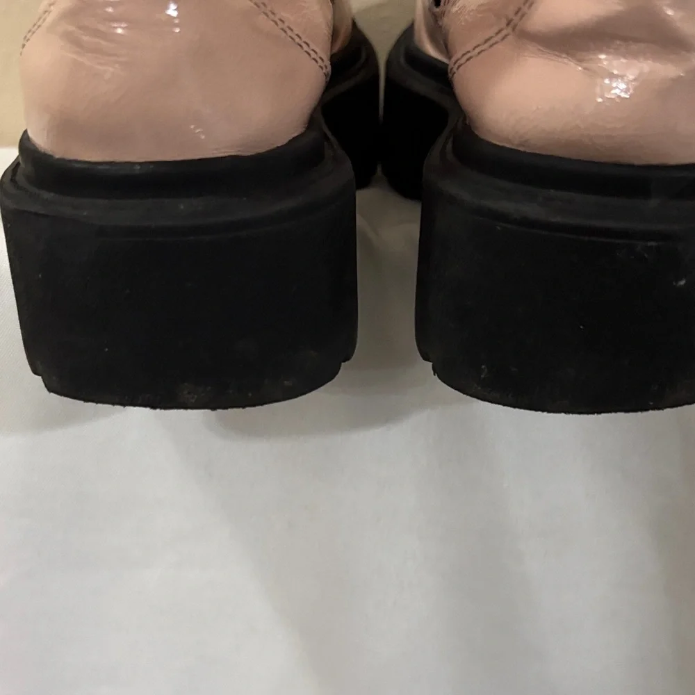 Zara Girls Blush Boots with Black Soles